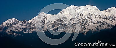 Himalayan Mountain range Stock Photo