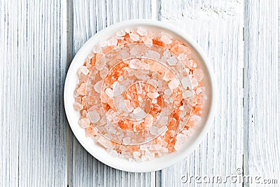 Himalayan pink salt Stock Photo