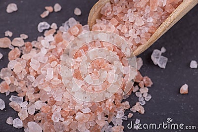 Himalayan red salt Stock Photo