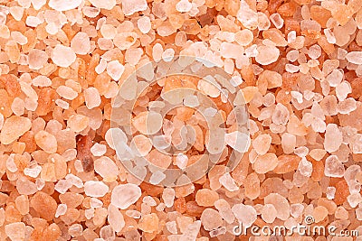 Himalayan salt, coarse crystals, table salt, macro photo Stock Photo