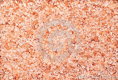 Himalayan salt, coarse crystals, table salt, from above Stock Photo
