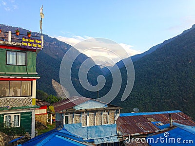 Himalayas Mountains Annapurna Range Editorial Stock Photo
