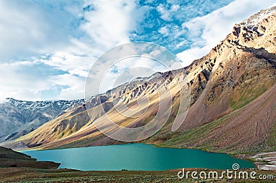 Himalayas mountains in india spiti valley Stock Photo