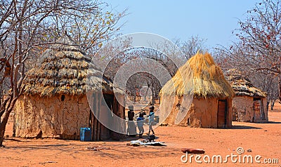 He Himba are indigenous peoples living in northern Namibia Editorial Stock Photo