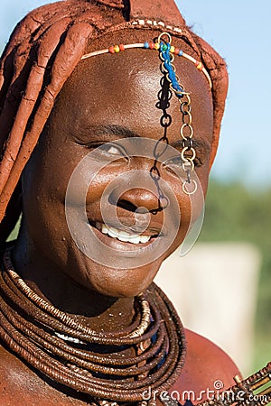 Himba woman portrait Editorial Stock Photo