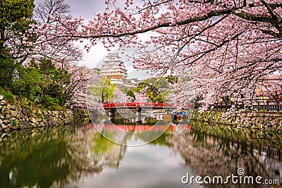 Himeji Castle, Japan in Spring. Stock Photo