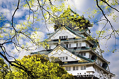 Himeji-jo castle, Kansai, Japan Stock Photo