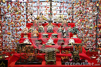Hina Festival of Japanese traditional events. Editorial Stock Photo