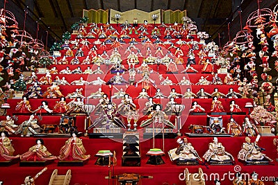 Hina Festival of Japanese traditional events. Editorial Stock Photo