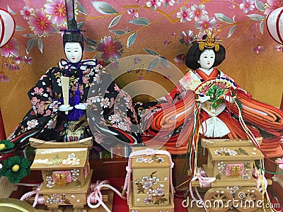 Hina-matsuri or Doll festival in Japan Stock Photo