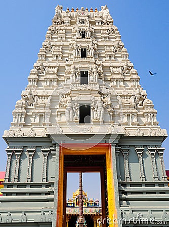 Hindu Balaji temple Stock Photo