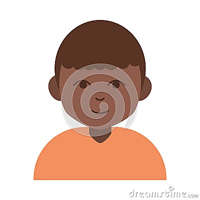 Hindu boy cartoon character flat icon Vector Illustration