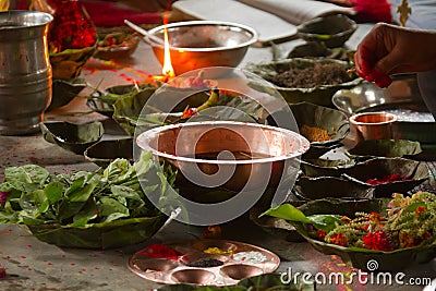 Hindu ceremony in Nepal, Shivaratri Stock Photo