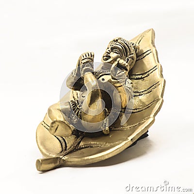 hindu god lord baby krishna Stock Photo