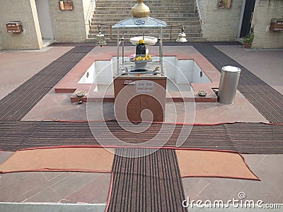 The Hindu God Shivling Mangal Mahadev Temple Delhi Stock Photo