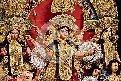 Hindu Goddess Durga Stock Photo