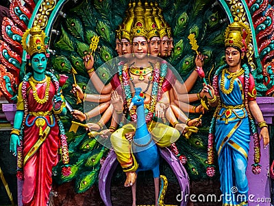Hindu Gods Stock Photo