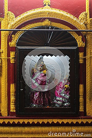 Hindu gods, Hinduism, lord Krishna, Radhe Radhe, hare Rama hare Rama, Stock Photo