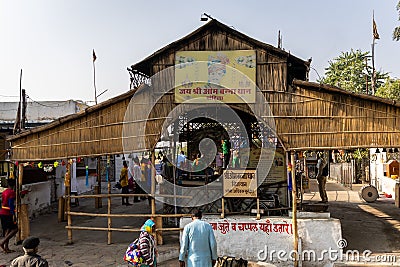 hindu holy bike god om banna temple from flat angle Editorial Stock Photo