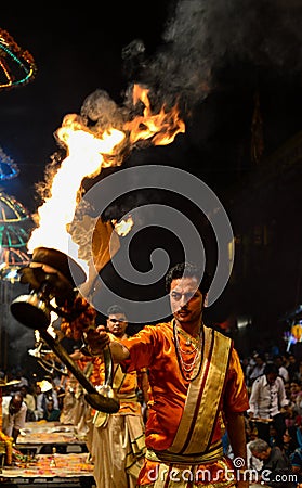 Hindu priest Editorial Stock Photo