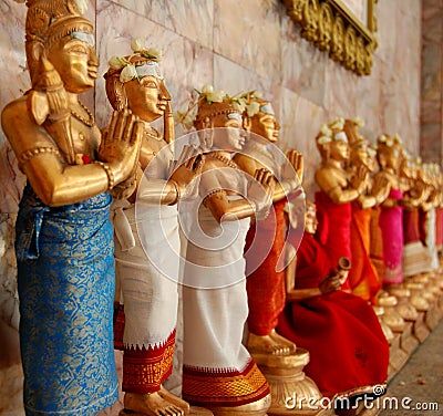 Hindu statues Stock Photo