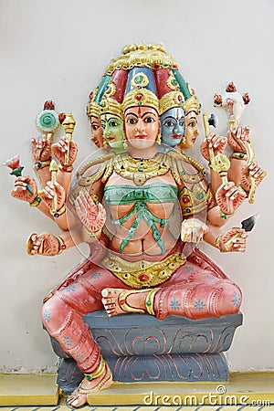 Hindu Statues at Batu Caves Kuala Lumpur Malaysia Stock Photo