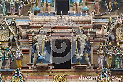 Hindu statues Stock Photo