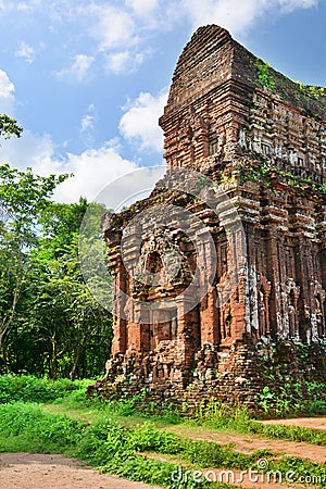 Hindu temple. My Son. Quáº£ng Nam Province. Vietnam Stock Photo