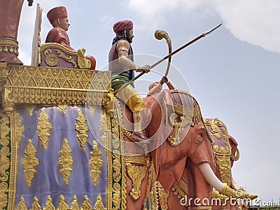 Hindu temple Vadodara Stock Photo