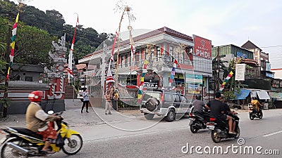 Hindu temples in Samarinda Editorial Stock Photo