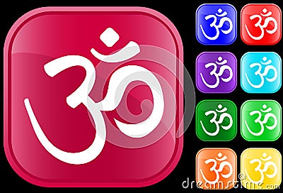 Hinduism symbol Vector Illustration