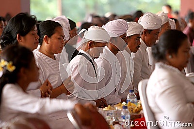 Hindus pray Editorial Stock Photo