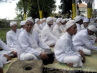 Hindus pray Editorial Stock Photo