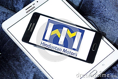 Hindustan motors logo Editorial Stock Photo