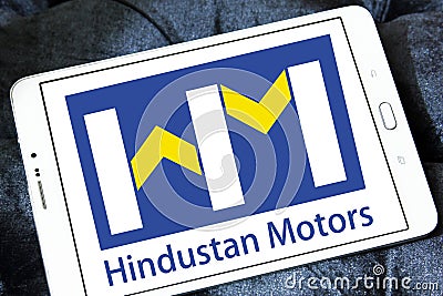 Hindustan motors logo Editorial Stock Photo