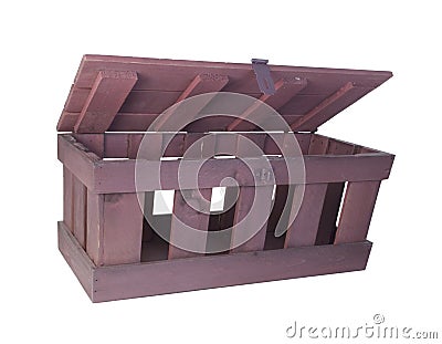 Hinged Crate Stock Photo