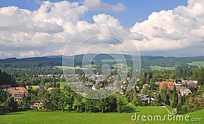 Hinterzarten,Schwarzwald,black forest,germany Stock Photo