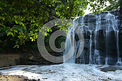 Hinulugang Taktak water falls in Antipolo, Philippines Stock Photo