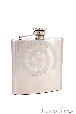 Hip Flask Stock Photo