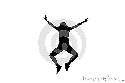 Hip hop acrobat dancing Stock Photo