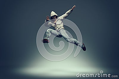 Hip hop dancer Cartoon Illustration