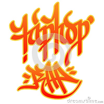 Hip-hop Rap Vector Illustration