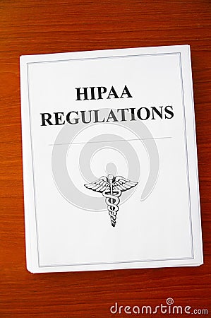 HIPAA Regulations Stock Photo