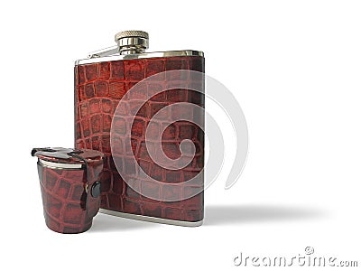 Hipflask Stock Photo