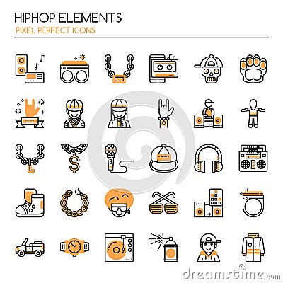 Hiphop Elements Stock Photo