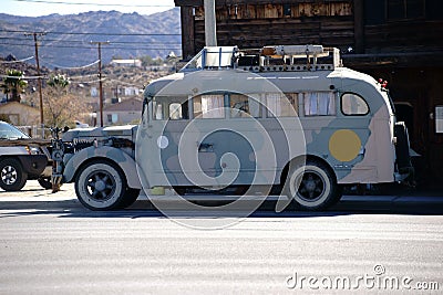 Hippie Caravan Stock Photo