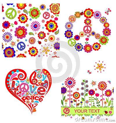 Hippie design Vector Illustration