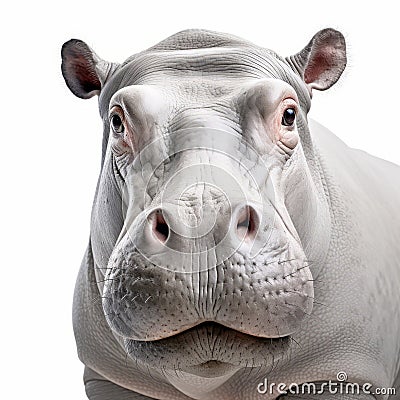 Captivating 8k 3d Portrait Of A Hippo With A Captivating Gaze Stock Photo