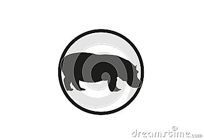 Hippopotamus illustration Cartoon Illustration