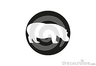 Hippopotamus vector illustration Vector Illustration